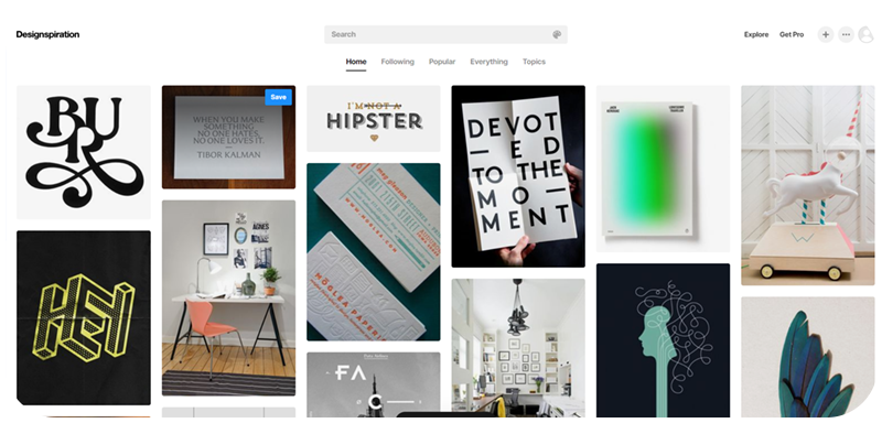 Designspiration website